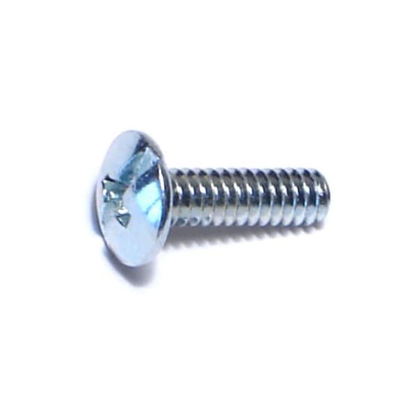 Midwest Fastener #6-32 x 1/2 in Combination Phillips/Slotted Truss Machine Screw, Zinc Plated Steel, 100 PK 01960 - main